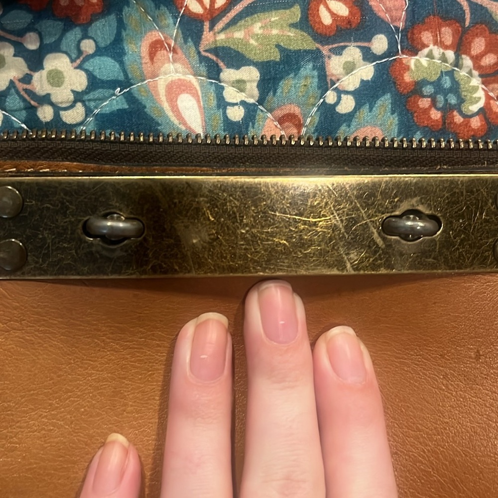 Patricia Nash Tan Leather Hobo with Stud Accents - Picture 8 of 16